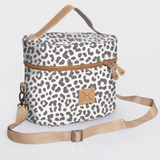 Bougie vanity beige | laminated fabric with genuine leather - vanity fabric