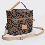 Bougie vanity beige | laminated fabric with genuine leather - vanity fabric