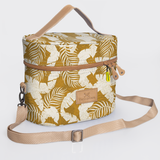 Bougie vanity beige | laminated fabric with genuine leather - fauna - earth - vanity fabric