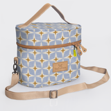 Bougie vanity beige | laminated fabric with genuine leather - nova - mist - vanity fabric