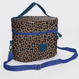 Bougie Vanity Blue | Laminated Fabric with Genuine Leather Vanity Fabric by Thandana