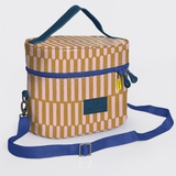Bougie Vanity Blue | Laminated Fabric with Genuine Leather Indie - Sunset Vanity Fabric by Thandana