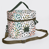 Bougie Vanity Olive | Laminated Fabric with Genuine Leather Confetti - All About Vanity Fabric by Thandana