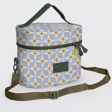 Bougie Vanity Olive | Laminated Fabric with Genuine Leather Nova - Mist Vanity Fabric by Thandana