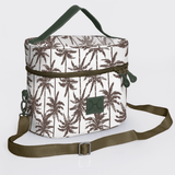 Bougie Vanity Olive | Laminated Fabric with Genuine Leather Palm - Neutral Vanity Fabric by Thandana