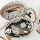 Bougie Vanity Pink | Laminated Fabric with Genuine Leather Vanity Fabric by Thandana