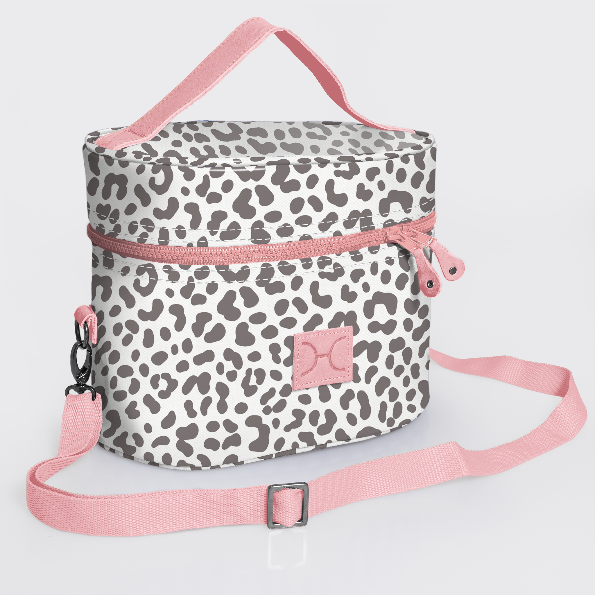 Bougie Vanity Pink | Laminated Fabric with Genuine Leather Vanity Fabric by Thandana