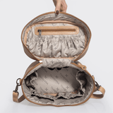 Bougie Vanity Pink | Laminated Fabric with Genuine Leather Vanity Fabric by Thandana