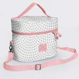 Bougie Vanity Pink | Laminated Fabric with Genuine Leather Vanity Fabric by Thandana