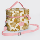 Bougie Vanity Pink | Laminated Fabric with Genuine Leather Fauna - Earth Vanity Fabric by Thandana