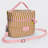 Bougie Vanity Pink | Laminated Fabric with Genuine Leather Indie - Sunset Vanity Fabric by Thandana