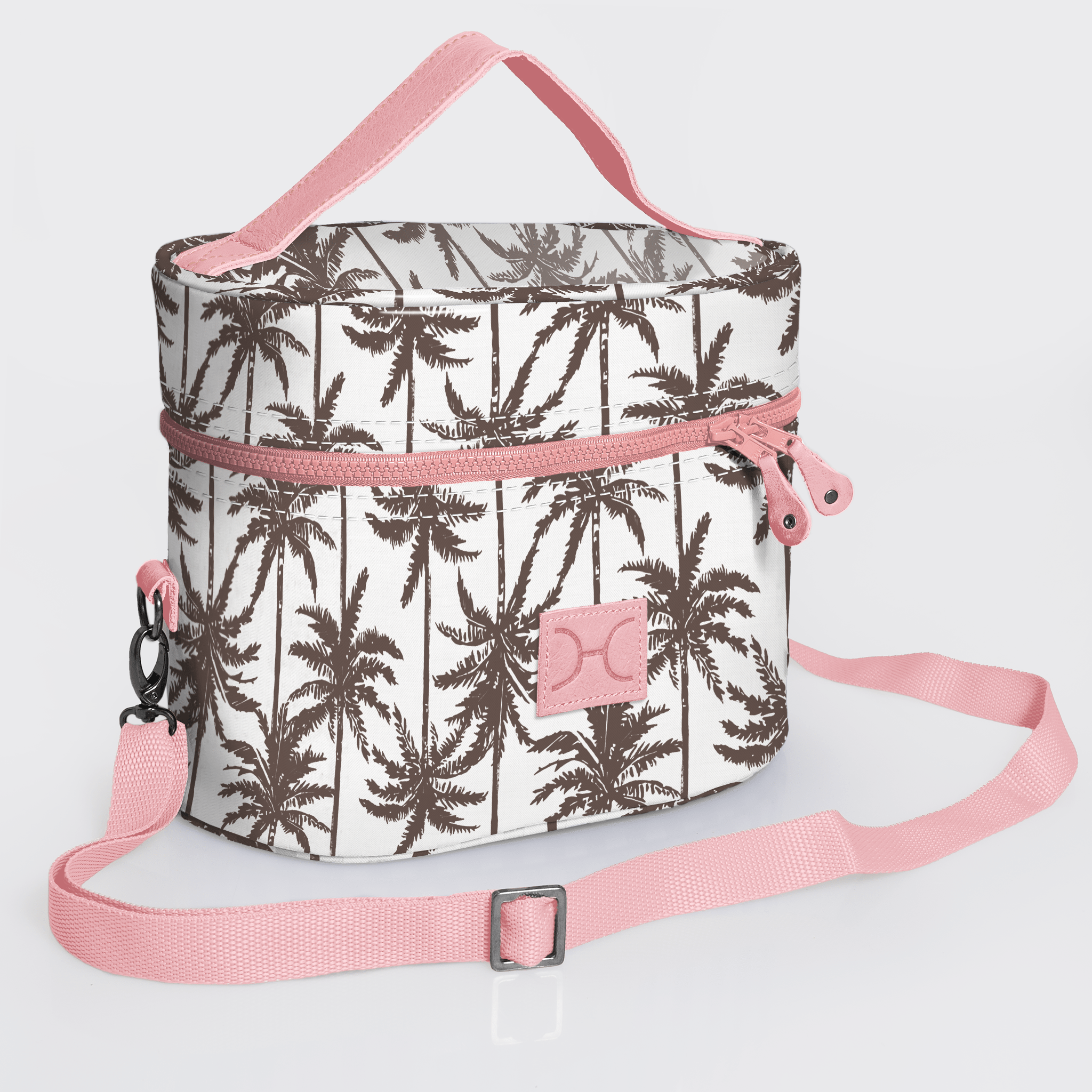 Bougie Vanity Pink | Laminated Fabric with Genuine Leather Palm - Neutral Vanity Fabric by Thandana