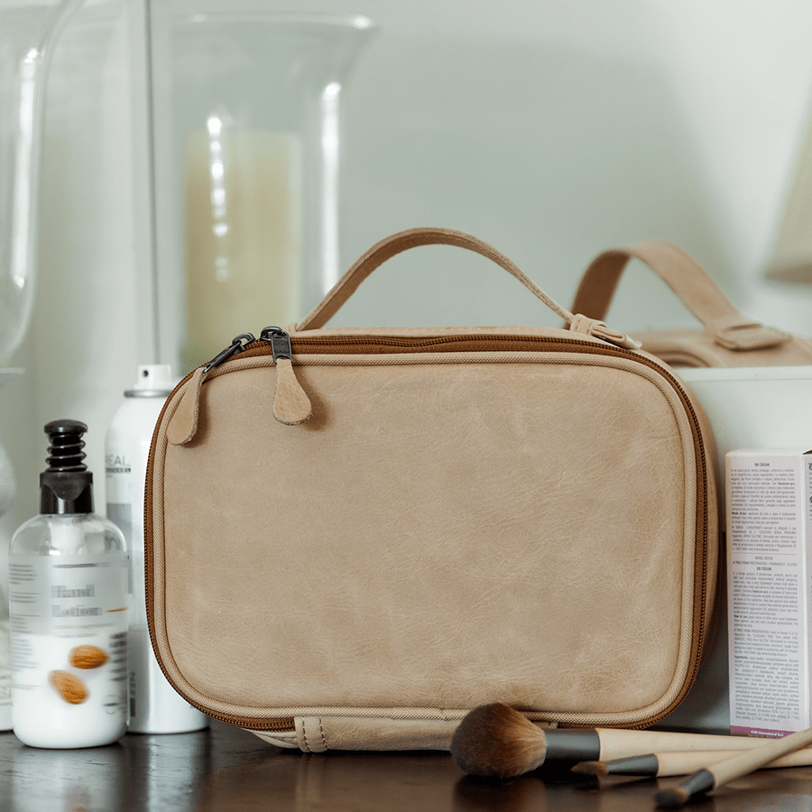 Box Vanity | Genuine Leather Vanity Bag by Thandana