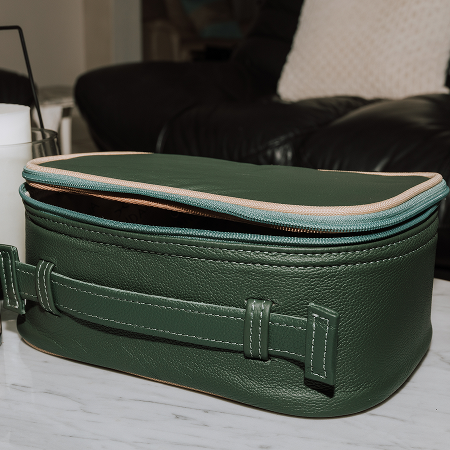 Box Vanity | Genuine Leather Vanity Bag by Thandana