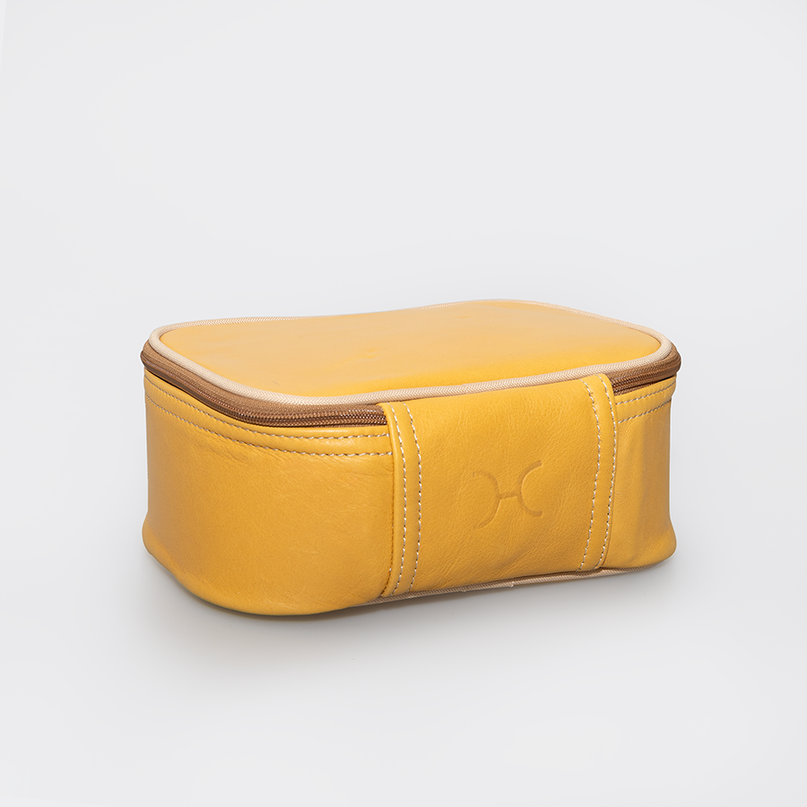 Box Vanity | Genuine Leather Vanity Bag by Thandana