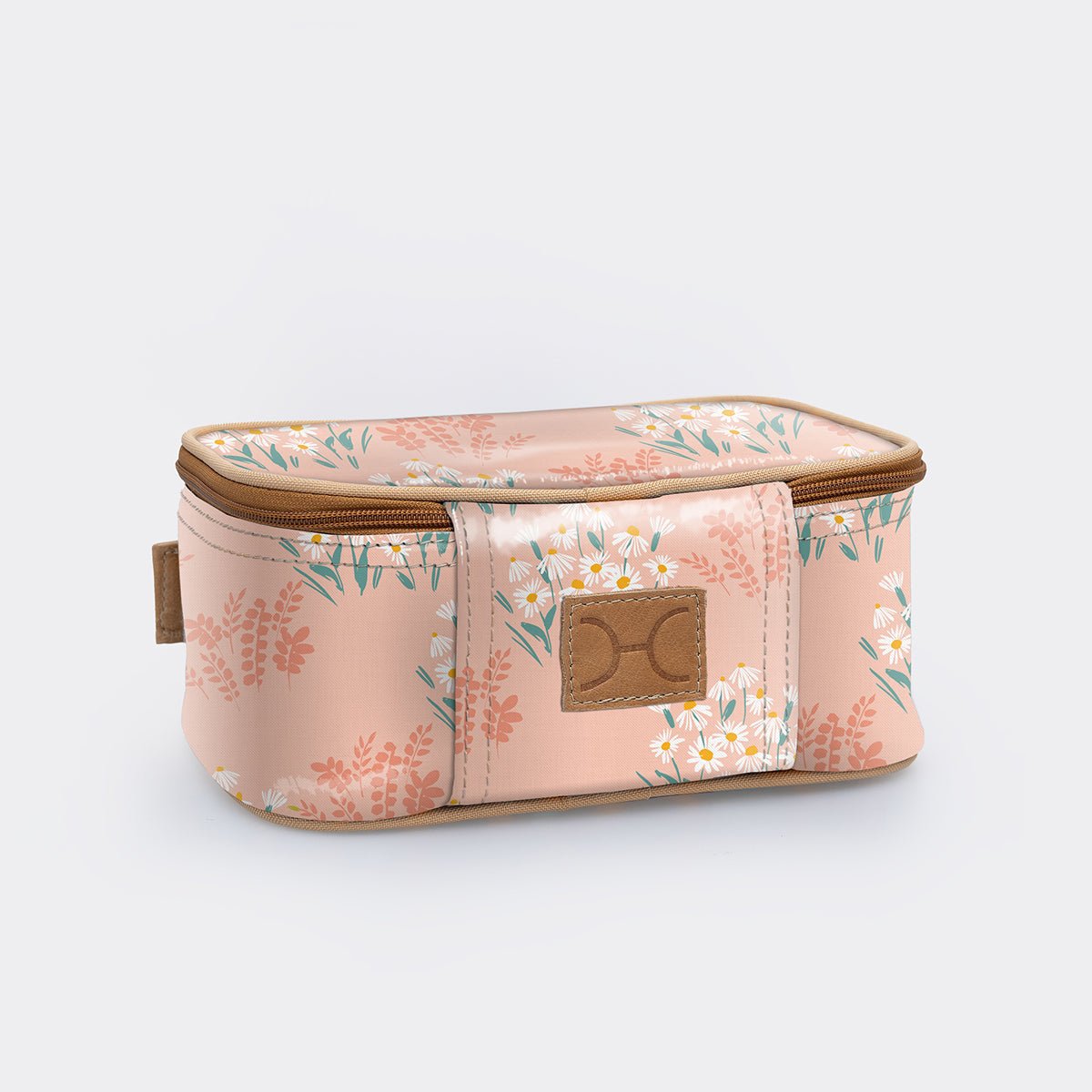 Box Vanity | Laminated Fabric Crazy Daisy - Blush Vanity Fabric by Thandana