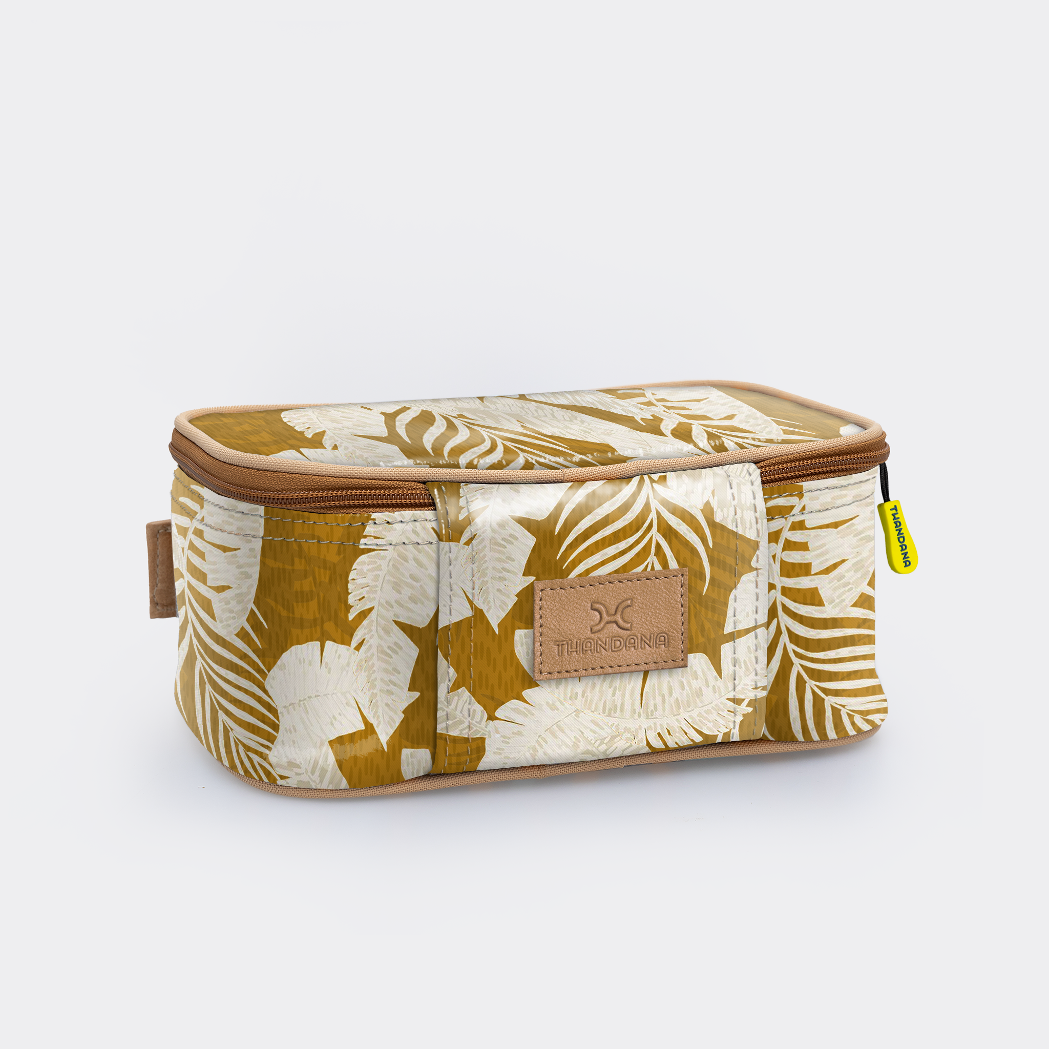 Box Vanity | Laminated Fabric Fauna - Earth Vanity Fabric by Thandana