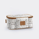 Box Vanity | Laminated Fabric Geo - Moonstruck Vanity Fabric by Thandana