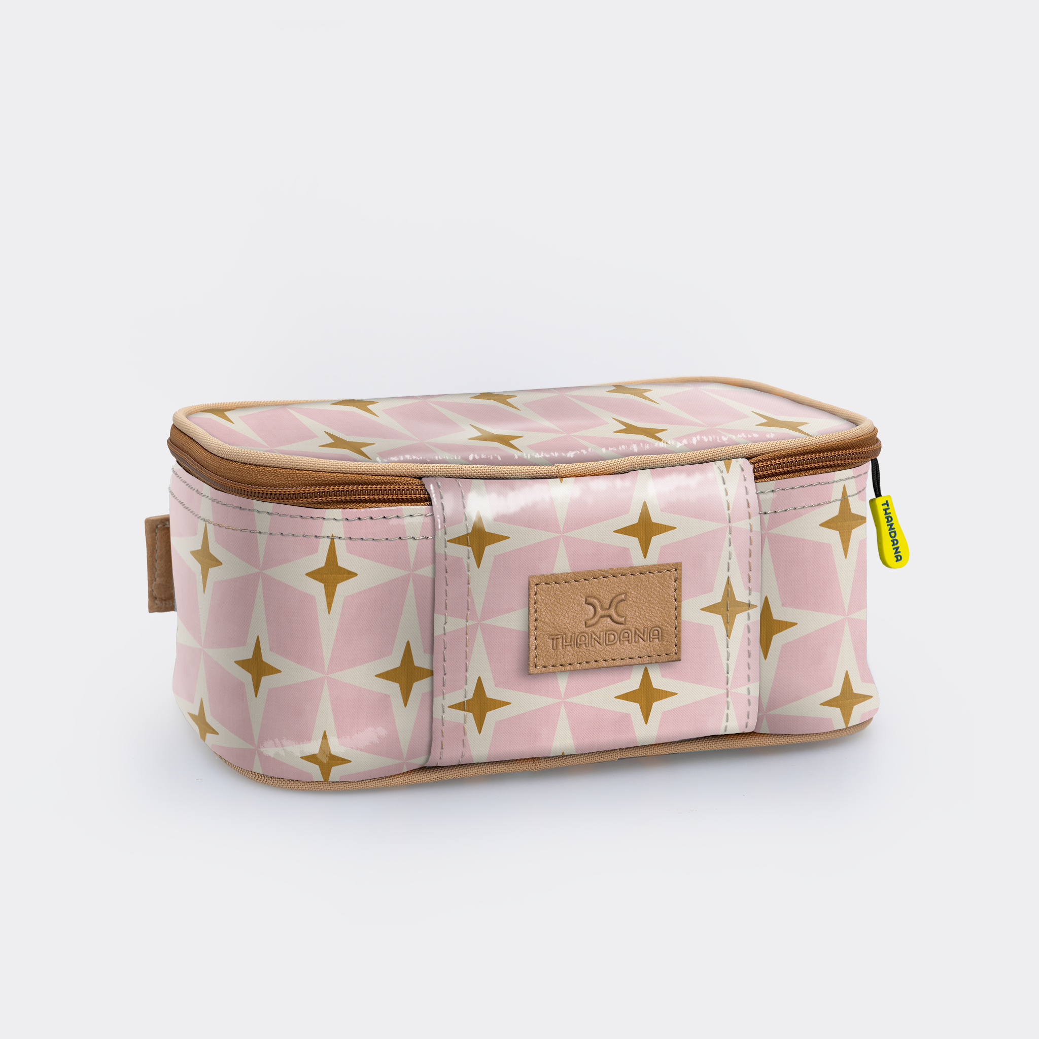 Box Vanity | Laminated Fabric Nova - Blush Vanity Fabric by Thandana