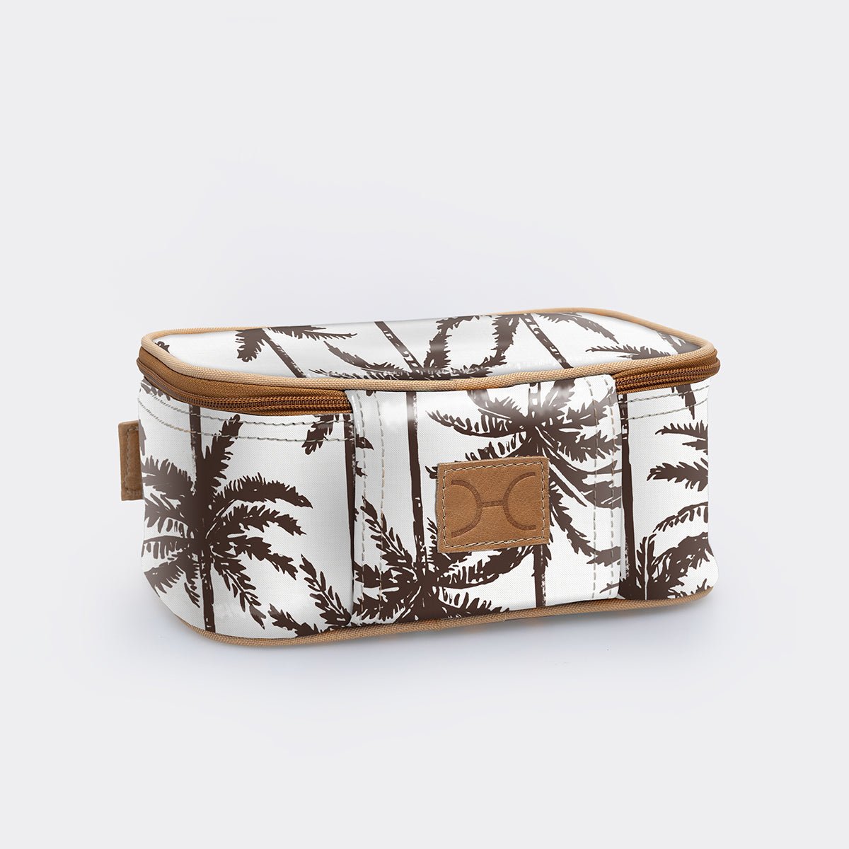 Box Vanity | Laminated Fabric Palm - Neutral Vanity Fabric by Thandana