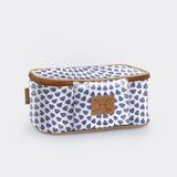 Box Vanity | Laminated Fabric Scale Away with me - Dazzling Blue Vanity Fabric by Thandana