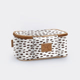 Box Vanity | Laminated Fabric Seeds - White Vanity Fabric by Thandana