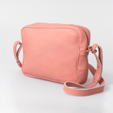Boxy Handbag | Genuine Leather Coral Leather / Gunmetal (default) Handbag by Thandana