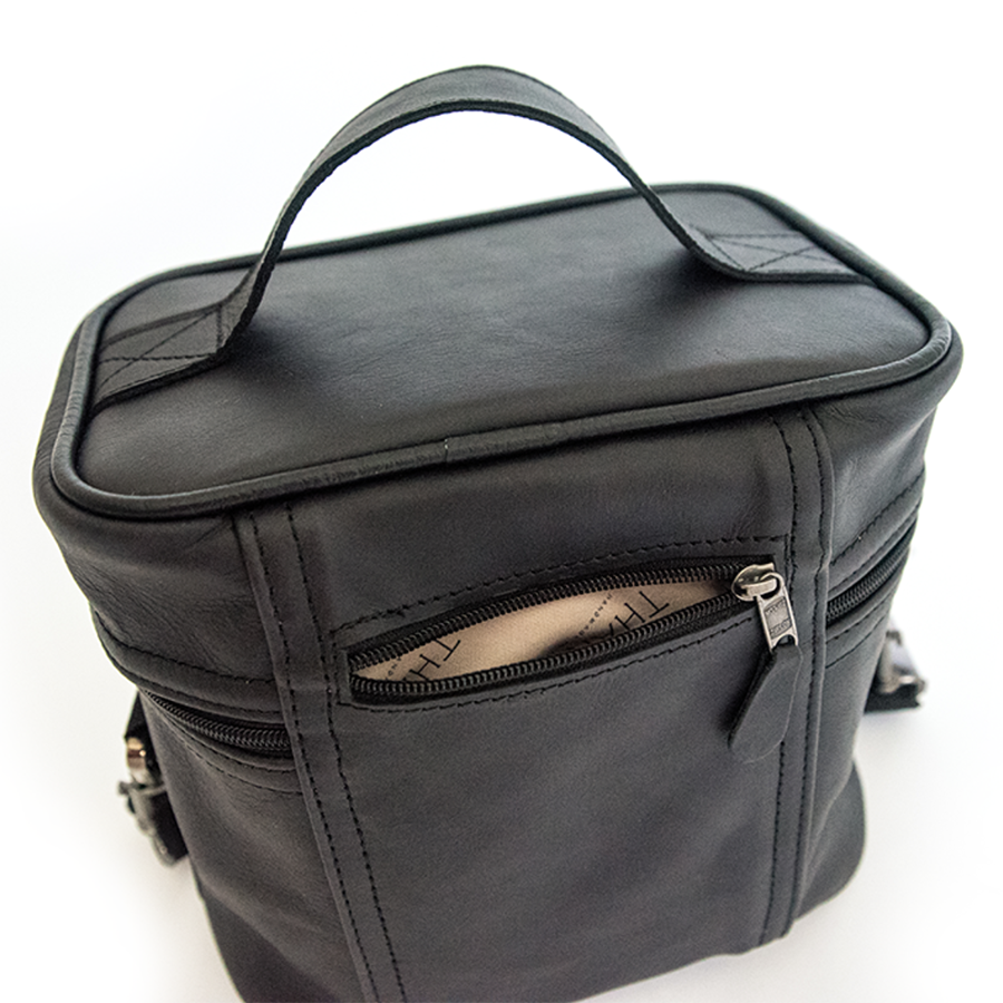 Brewski Cooler | Genuine Leather Double Decker Cooler Bag by Thandana