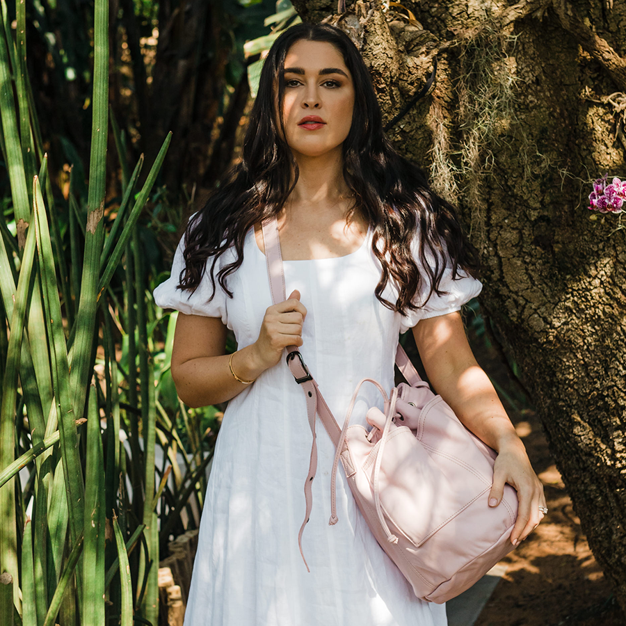 Bucket Handbag | Genuine Leather Bucket Handbag by Thandana