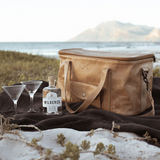 Caddy Cooler | Genuine Leather | Corporate Hazelnut Leather Caddy Cooler by Thandana