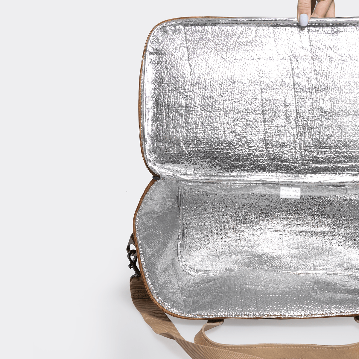 Caddy Cooler | Laminated Fabric with Genuine Leather | Corporate Caddy Cooler by Thandana