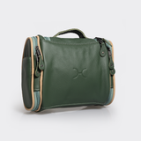 Compact Vanity | Genuine Leather | Corporate Basil Leather Vanity Bag by Thandana