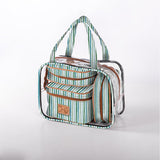 Cosmetic Maxi Bag Set | Laminated Fabric Vanity Fabric by Thandana