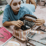 Cosmetic Maxi Bag Set | Laminated Fabric Vanity Fabric by Thandana