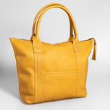 Dan Dan Handbag | Genuine Leather Mustard Leather / Gunmetal (default) Dan Dan Handbag by Thandana