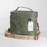 Double Decker Cooler Bag | Genuine Leather Double Decker Cooler Bag by Thandana