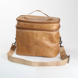 Double Decker Cooler Bag | Genuine Leather Double Decker Cooler Bag by Thandana
