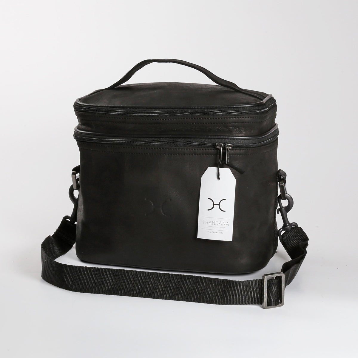 Double Decker Cooler Bag Leather RTS - Thandana UK