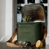 Double Lunch Box Cooler | Genuine Leather Box Cooler by Thandana