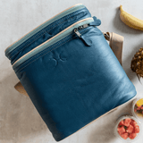 Double Lunch Box Cooler | Genuine Leather Box Cooler by Thandana