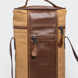 Double Wine Cooler Canvas & Leather | Corporate Wine Cooler by Thandana