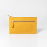 Double Zip Pouch Purse | Genuine Leather Pouch by Thandana