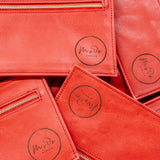 Double Zip Pouch Purse Genuine Leather | Corporate Pouch by Thandana