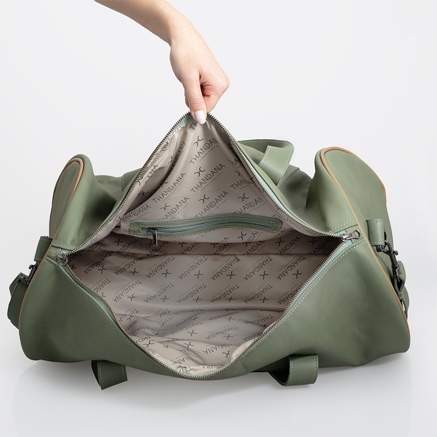 Duffel Bag | Genuine Leather Luggage Bag by Thandana