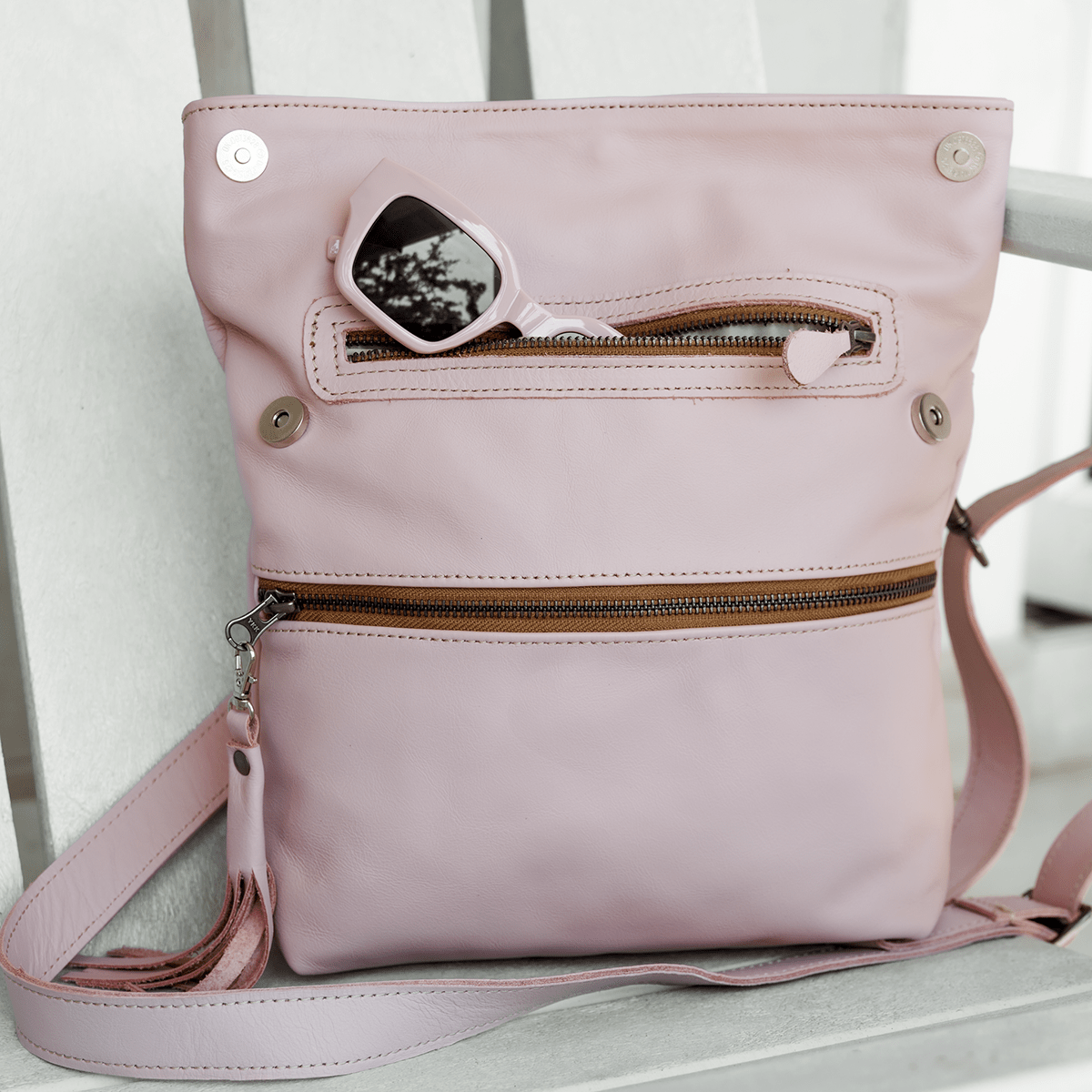 Erica Handbag | Genuine Leather Erica Handbag by Thandana