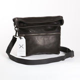Erica Handbag | Genuine Leather Black Leather / Gunmetal (default) Erica Handbag by Thandana
