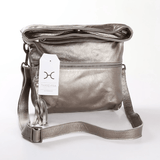 Erica Handbag | Genuine Leather Pewter Leather / Gunmetal (default) Erica Handbag by Thandana