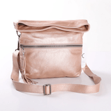 Erica Handbag | Genuine Leather Rose Gold Leather / Gunmetal (default) Erica Handbag by Thandana