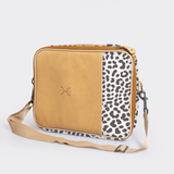 Essential Laptop Bag 13’ | Laminated Fabric with Genuine Leather Laptop Fabric Bag by Thandana