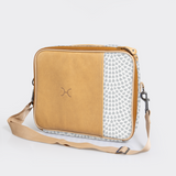 Essential Laptop Bag 13’ | Laminated Fabric with Genuine Leather Laptop Fabric Bag by Thandana